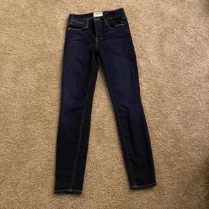 Frame le high skinny crop jeans